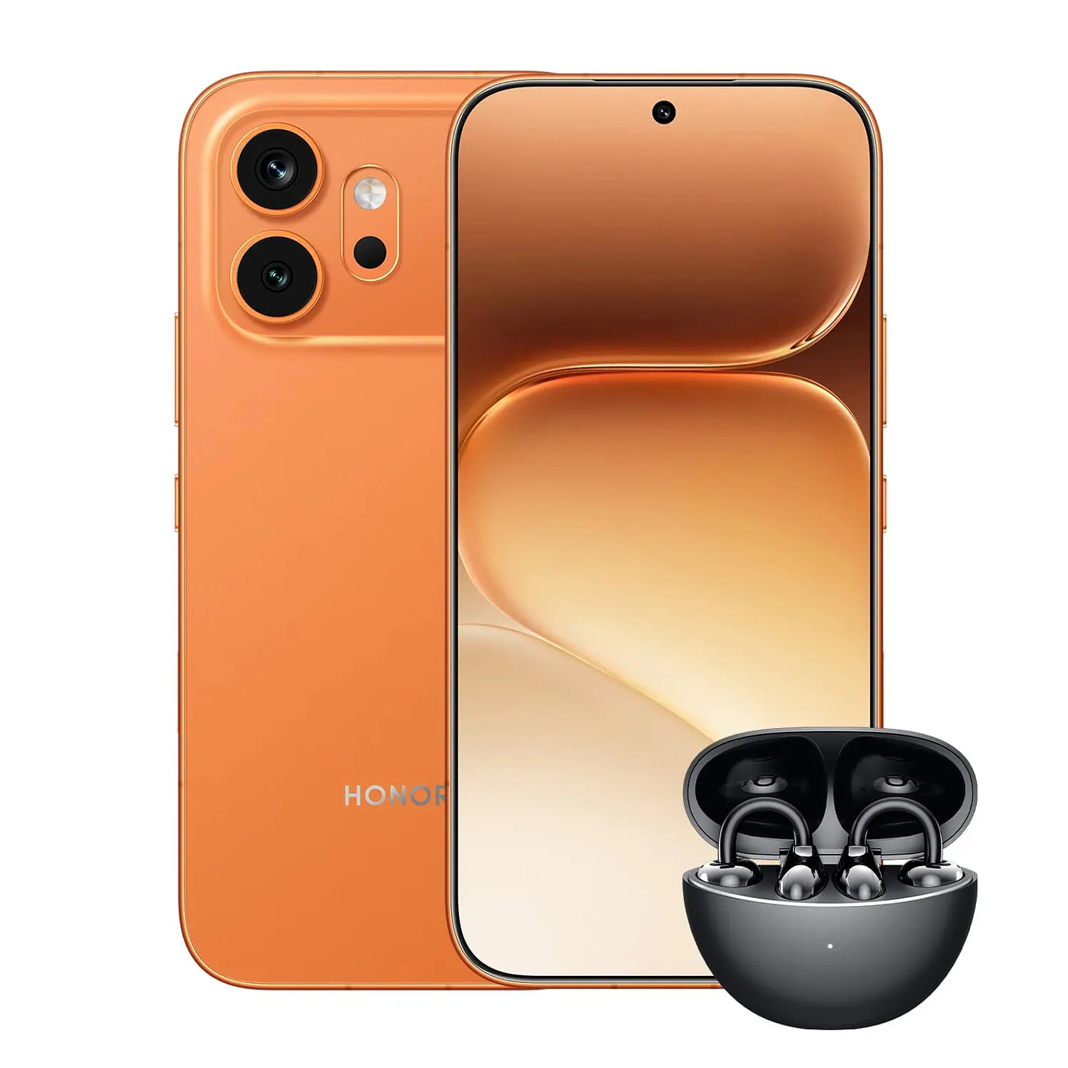 Celular Honor 600 512 GB 5G Naranja Más Audifonos Clip