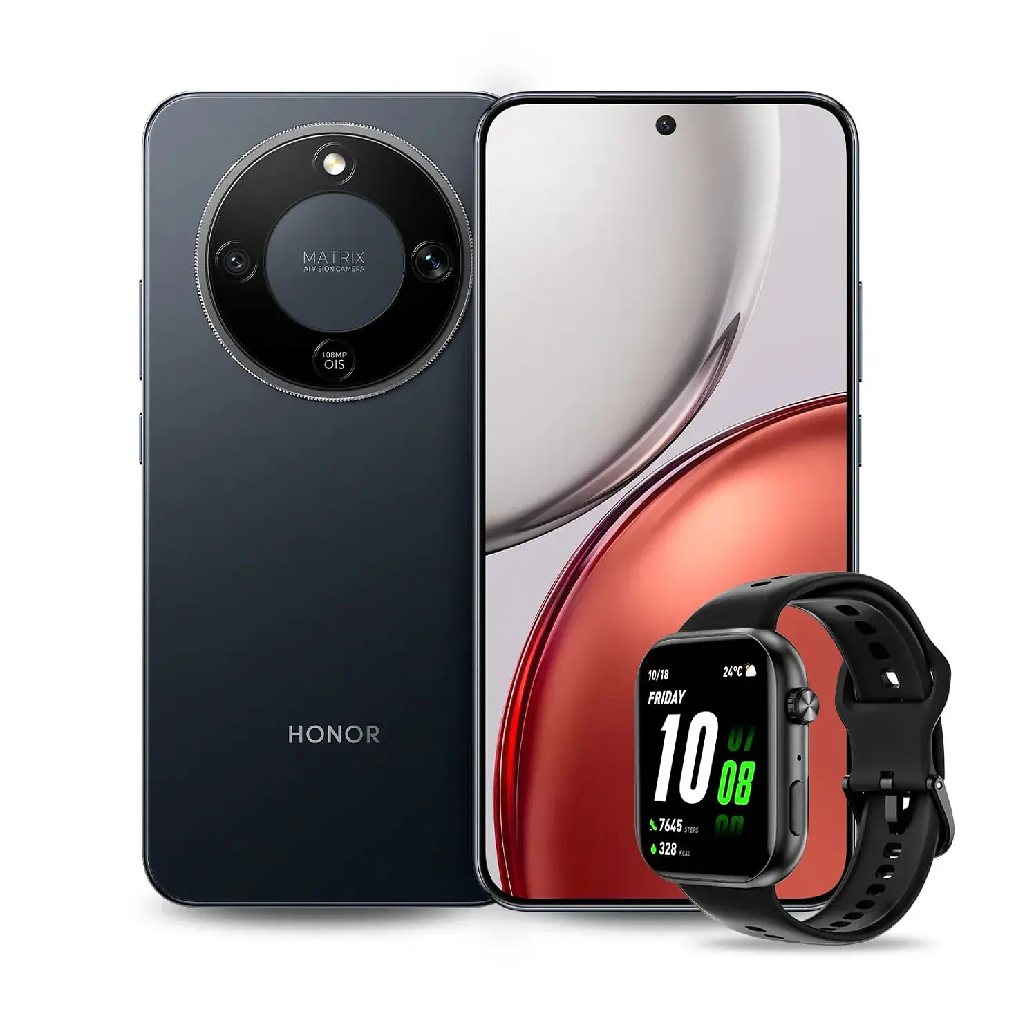 Celular Honor Magic 8 Lite 512 GB 5G Negro Más Reloj