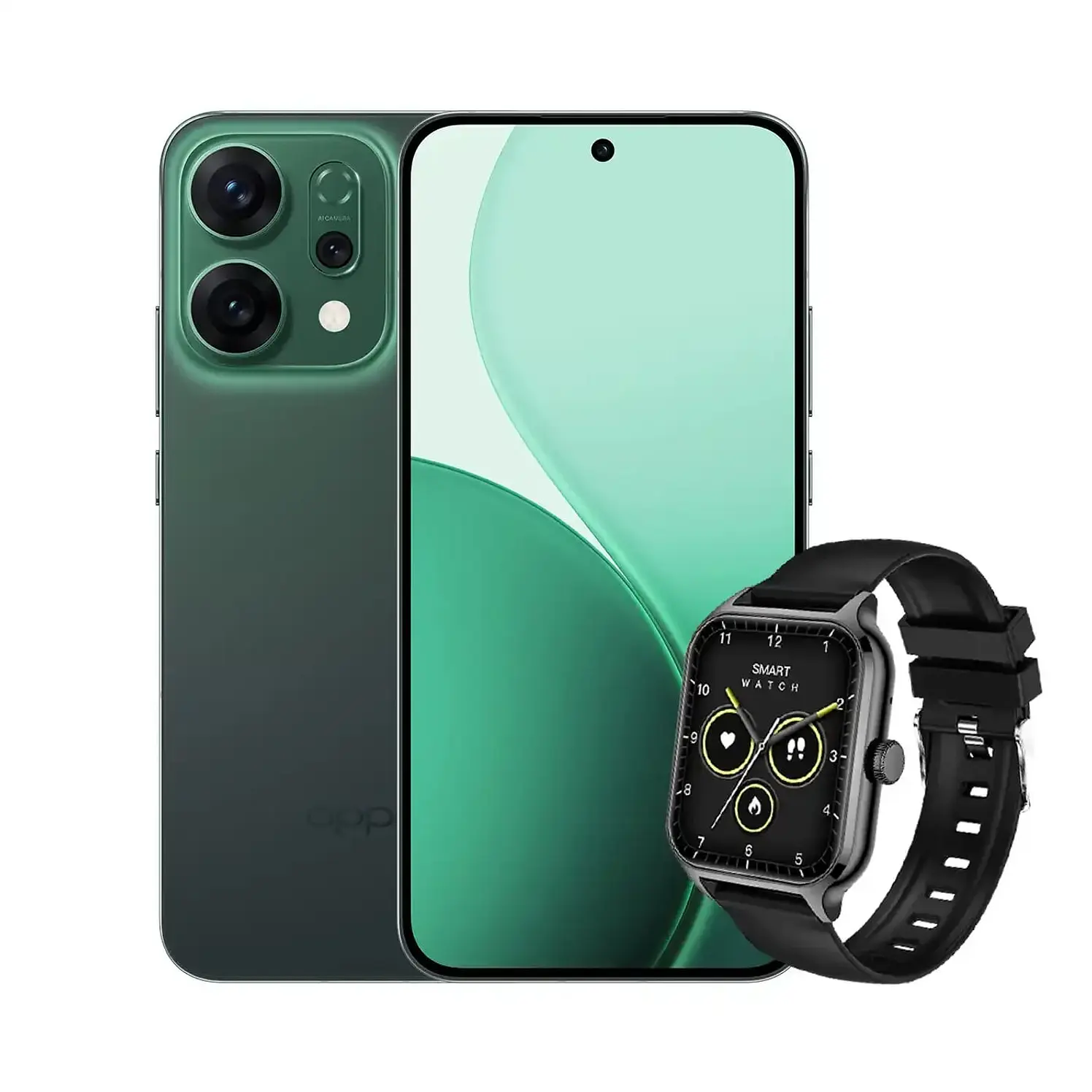 Celular Oppo Reno 14 512 GB 5G Verde Más Reloj