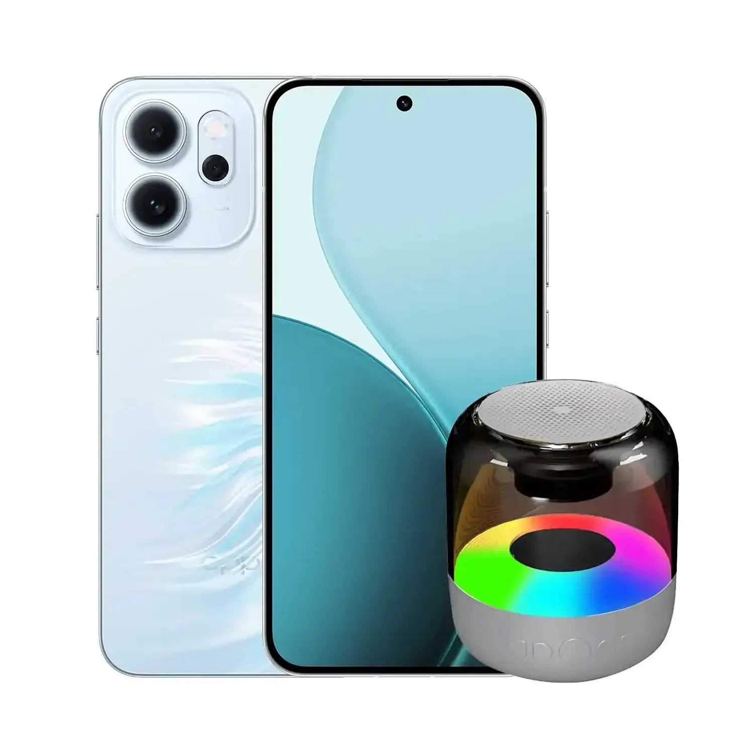 Celular Oppo Reno 14F 256 GB 5G Azul Más Parlante