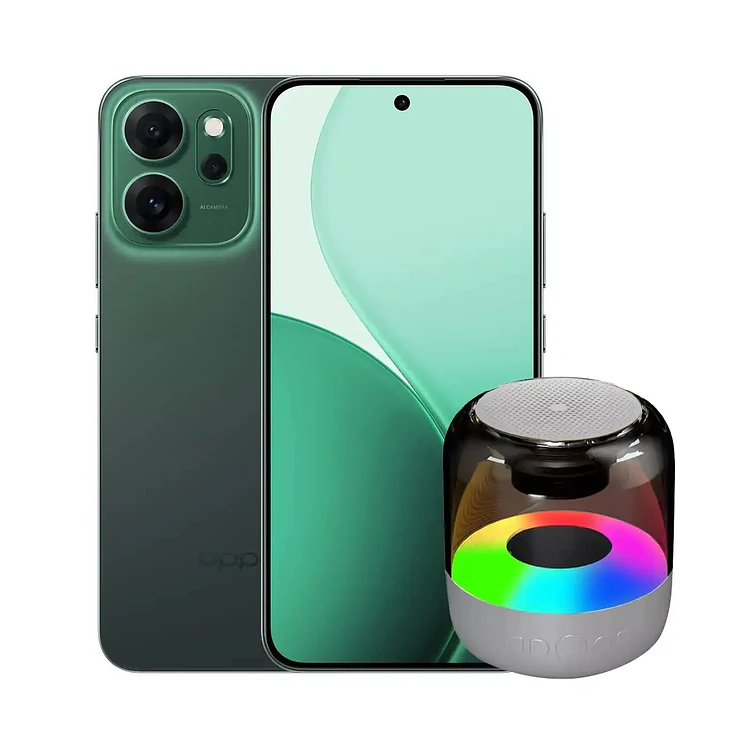 Celular Oppo Reno 14F 256 GB 5G Verde Más Parlante