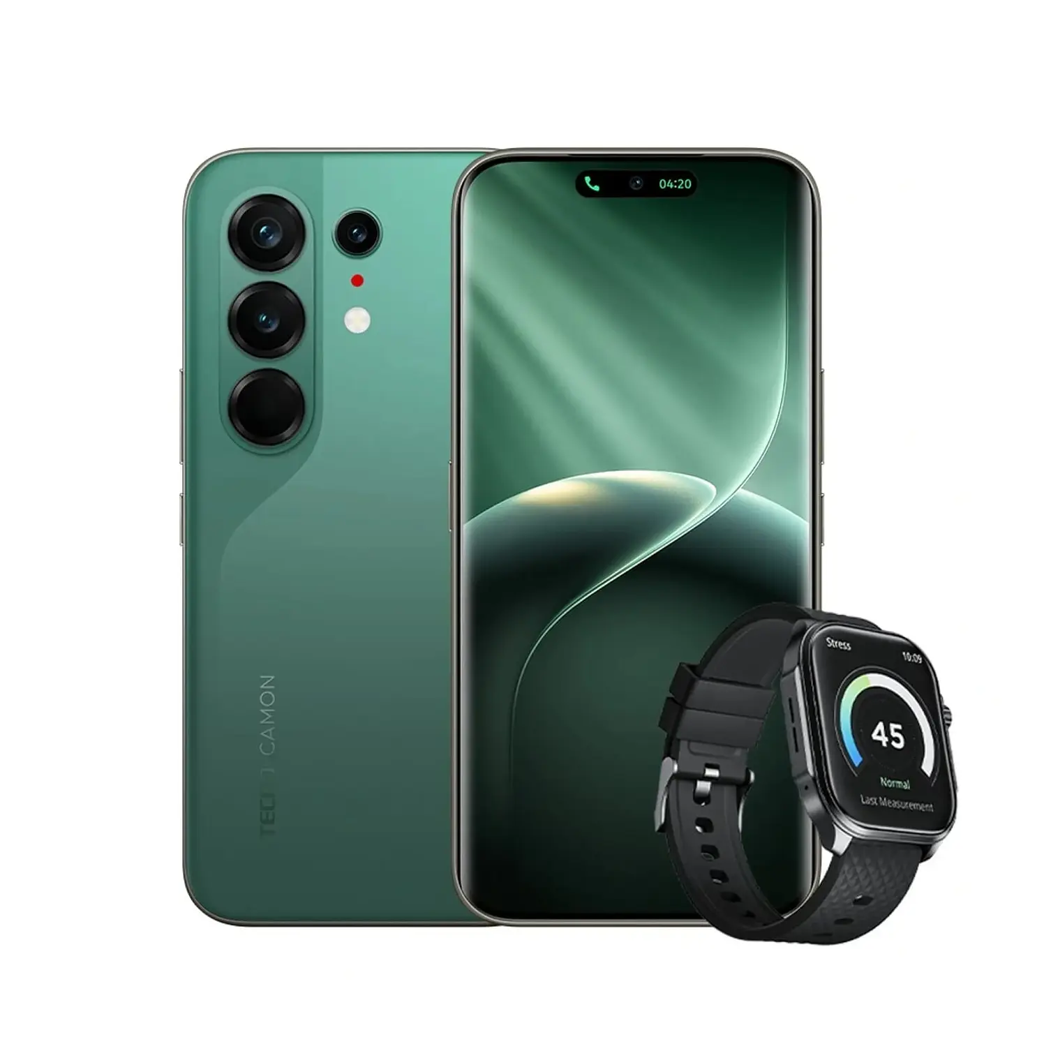 Celular Tecno Camon 50 Ultra 5G Verde Más Watch 3 Active