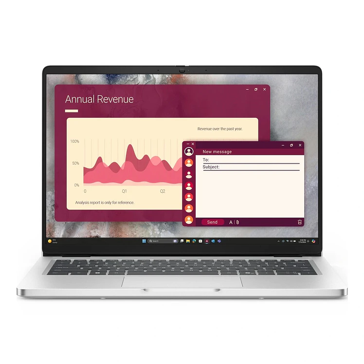 Portátil Dell Ultra 5 14 Pulg RAM 16GB SSD 512GB Plateado