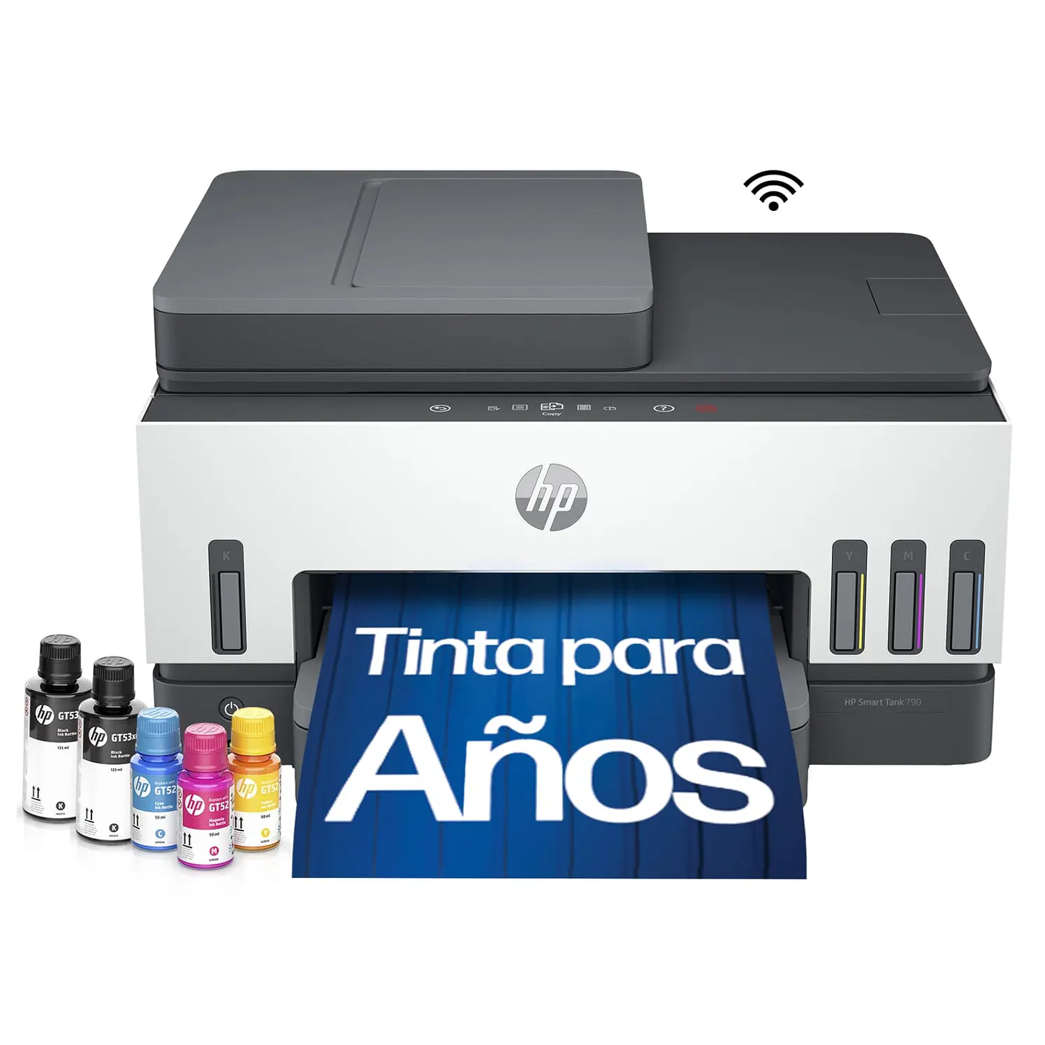 Impresora HP Multifuncional 790 Smart Tank Wifi Of Blanco