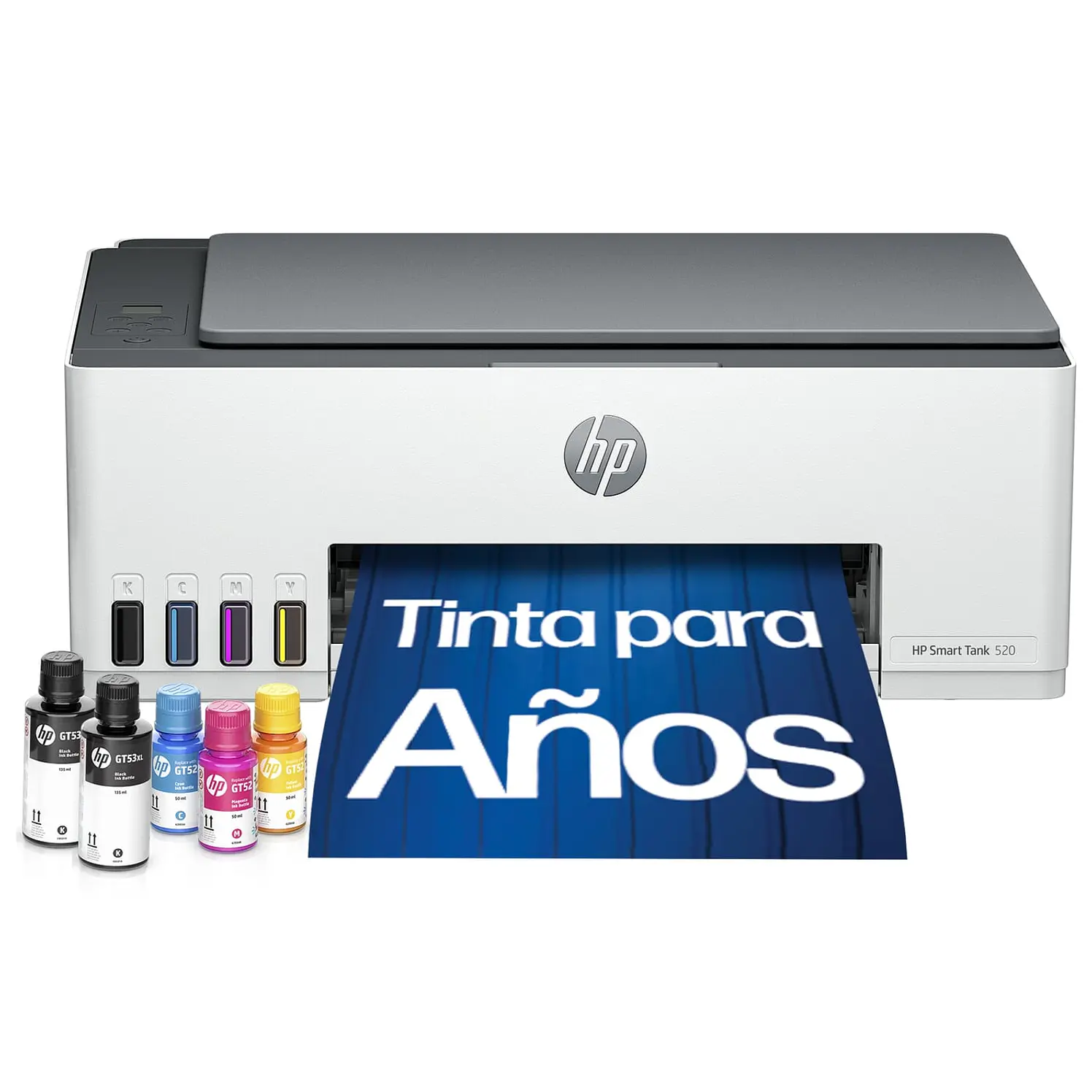 Impresora HP Multifuncional Smart Tank 520 Hg Blanco