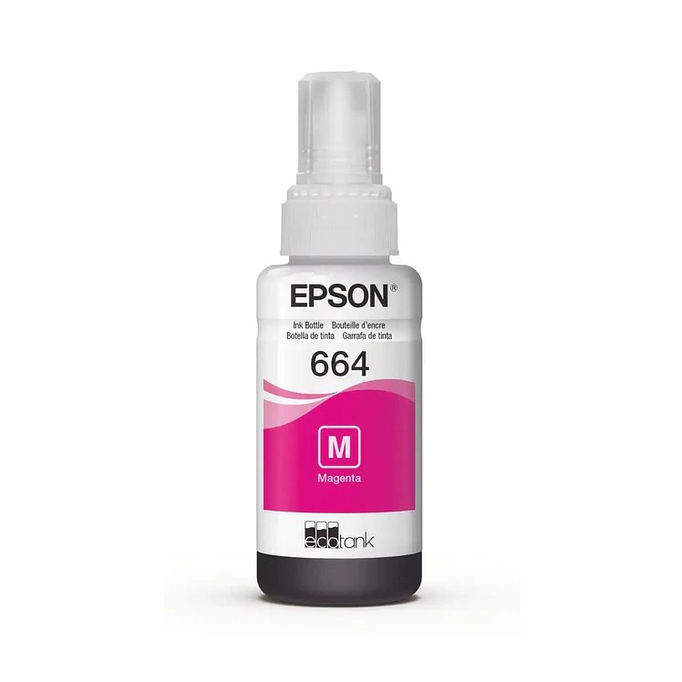 Botella Tinta Epson T664 Magenta
