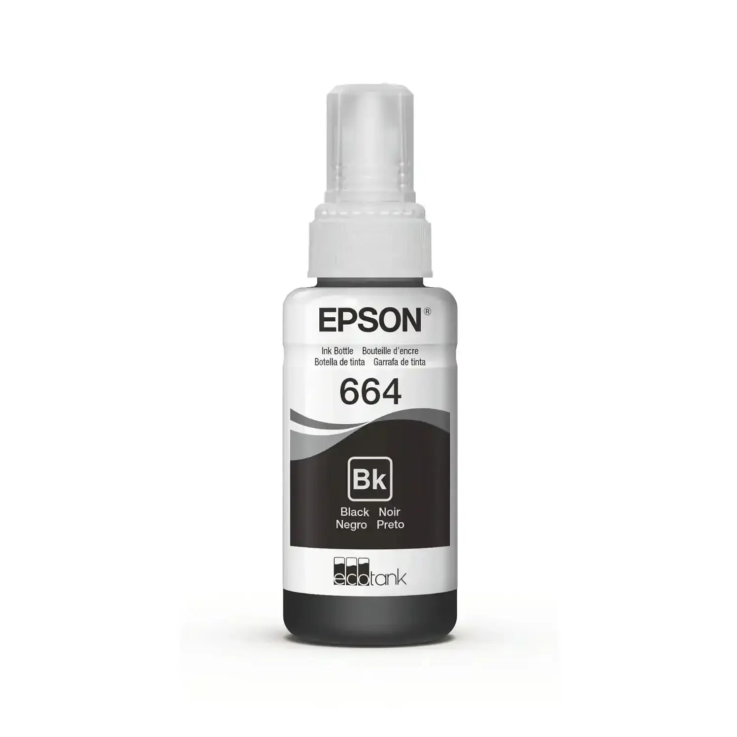 Botella Tinta Epson T664 Negro