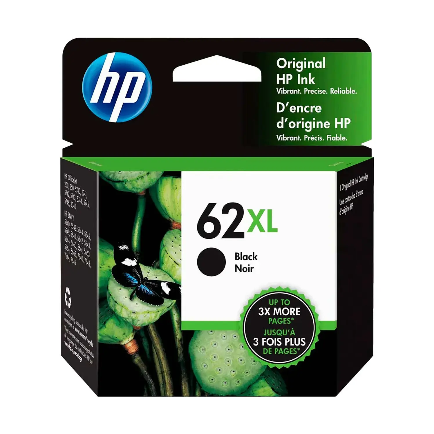 Cartucho HP De Tinta 62 Xl Tricolor