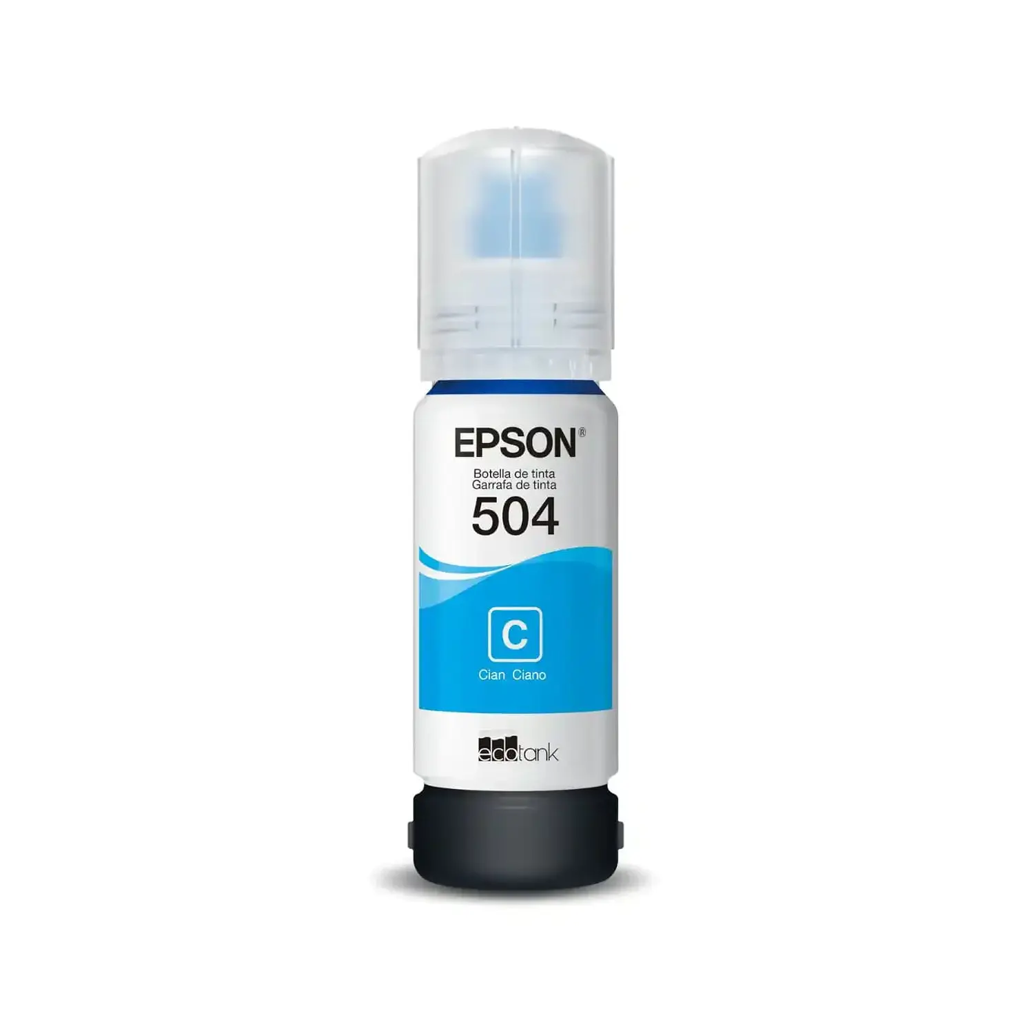 Botella De Tinta Antiderrame Epson Cian