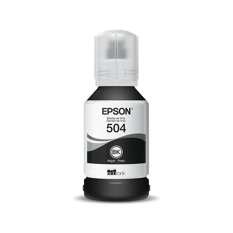 Botella De Tinta Antiderrames Epson Negro