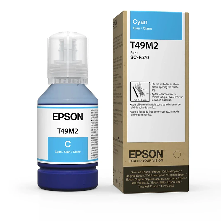 Botella De Tinta Epson 140Ml Azul
