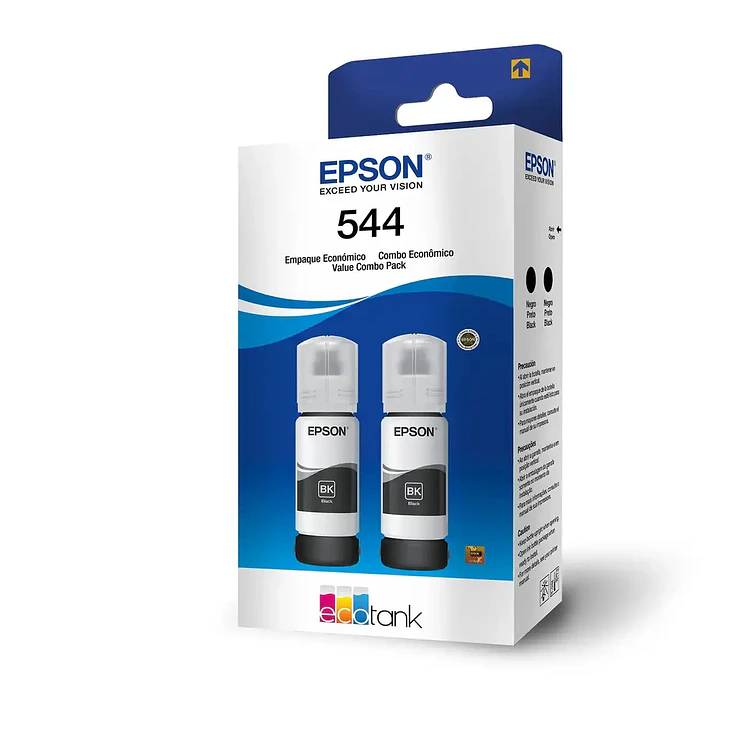Kit Epson 2 Botellas 544 Color Negra