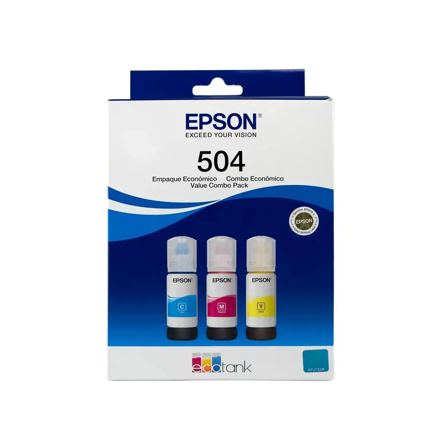 Kit Epson 3 Botellas 504 Color