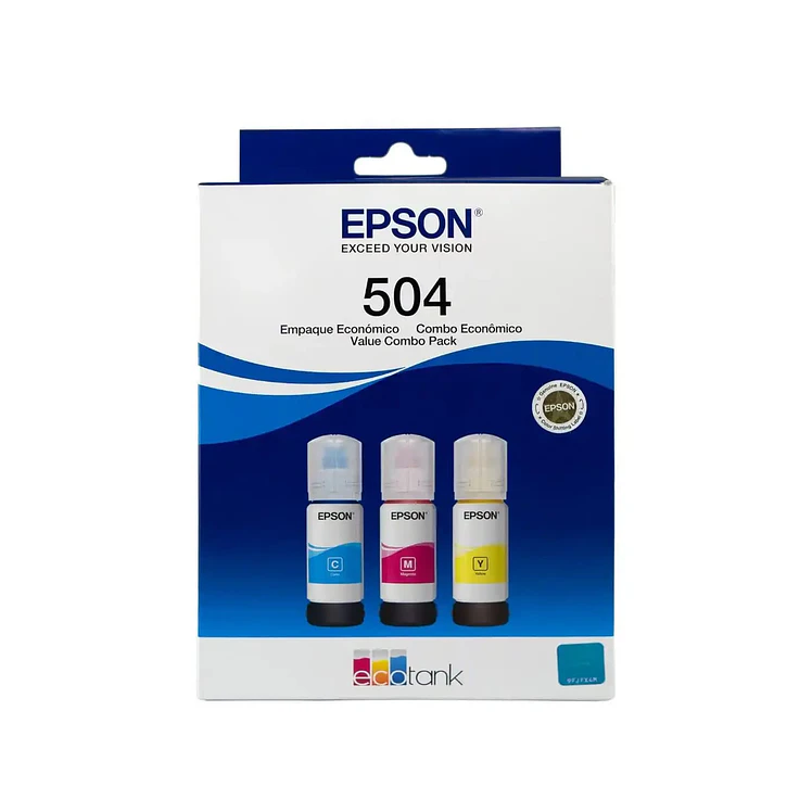 Kit Epson 3 Botellas 504 Color