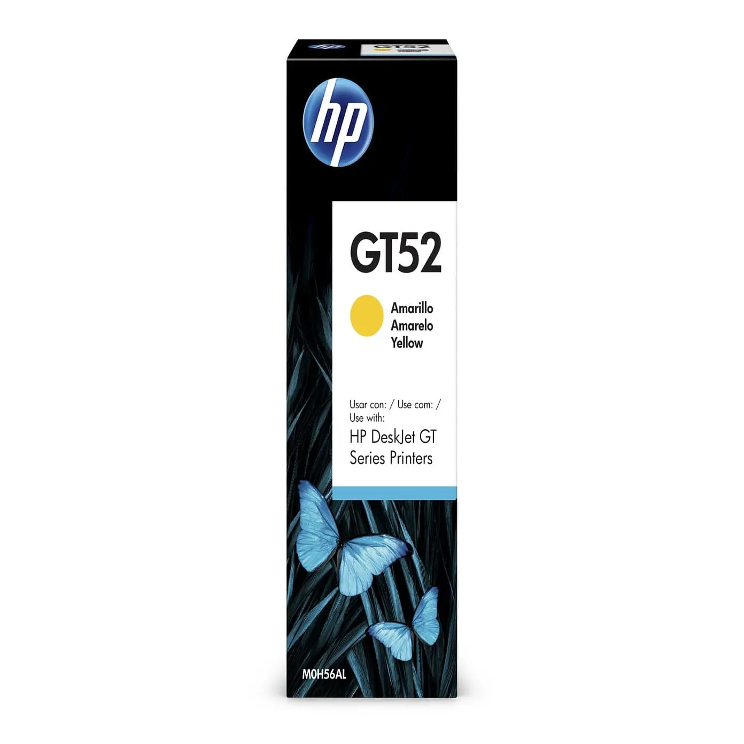 Botella HP De Tinta Gt52 Amarillo