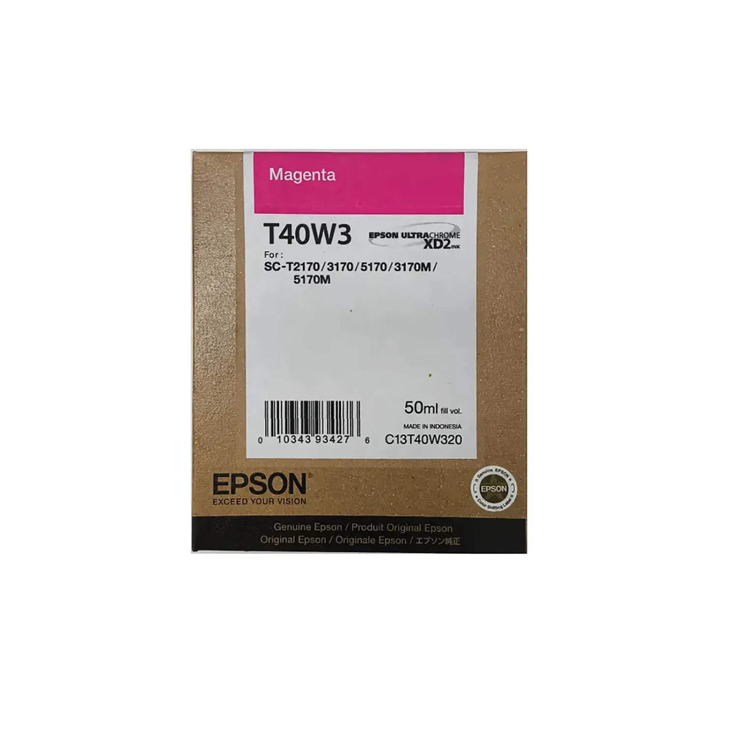Tinta Epson T3170 50Ml Magenta