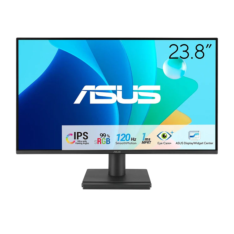 Monitor Asus 24 Pulg FHD Plano Negro