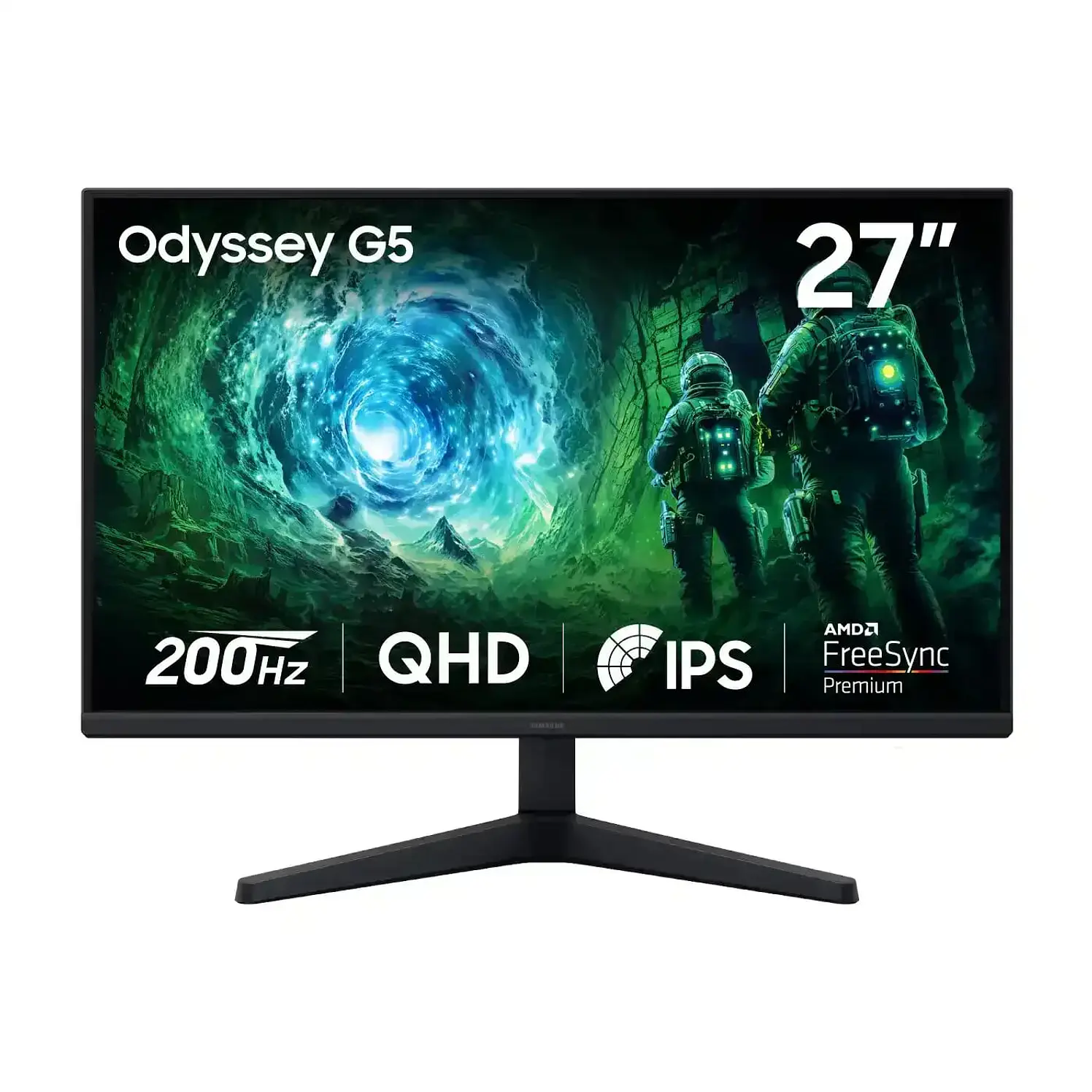 Monitor Samsung Gamer 27 Pulg Plano Negro