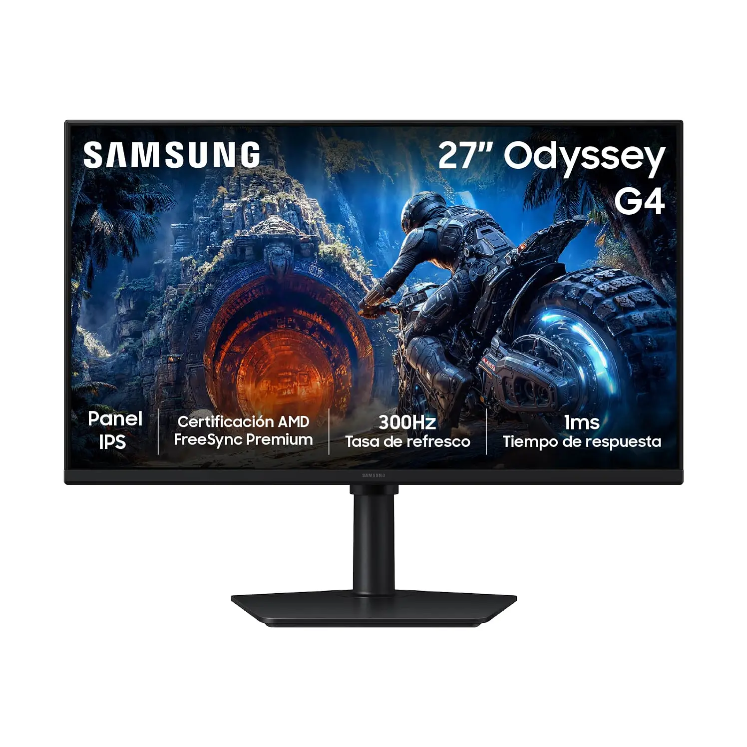 Monitor Samsung Gamer 27 Pulg FHD Plano Negro