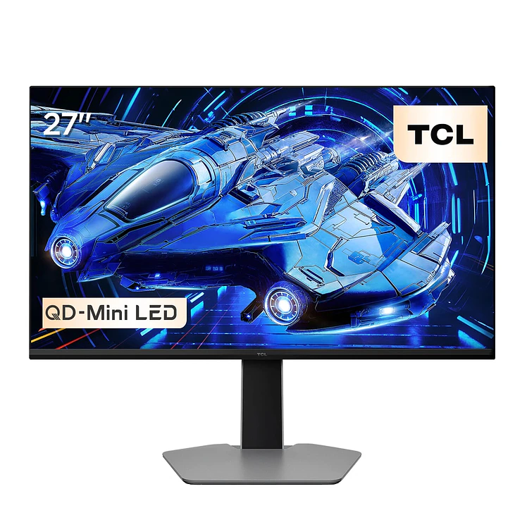 Monitor Tcl Gamer 27 Pulg G64 Qhd Miniled Plano Negro