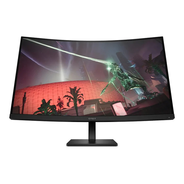 Monitor HP Omen Gamer 31.5 Pulg 32C Qhd Curvo Negro