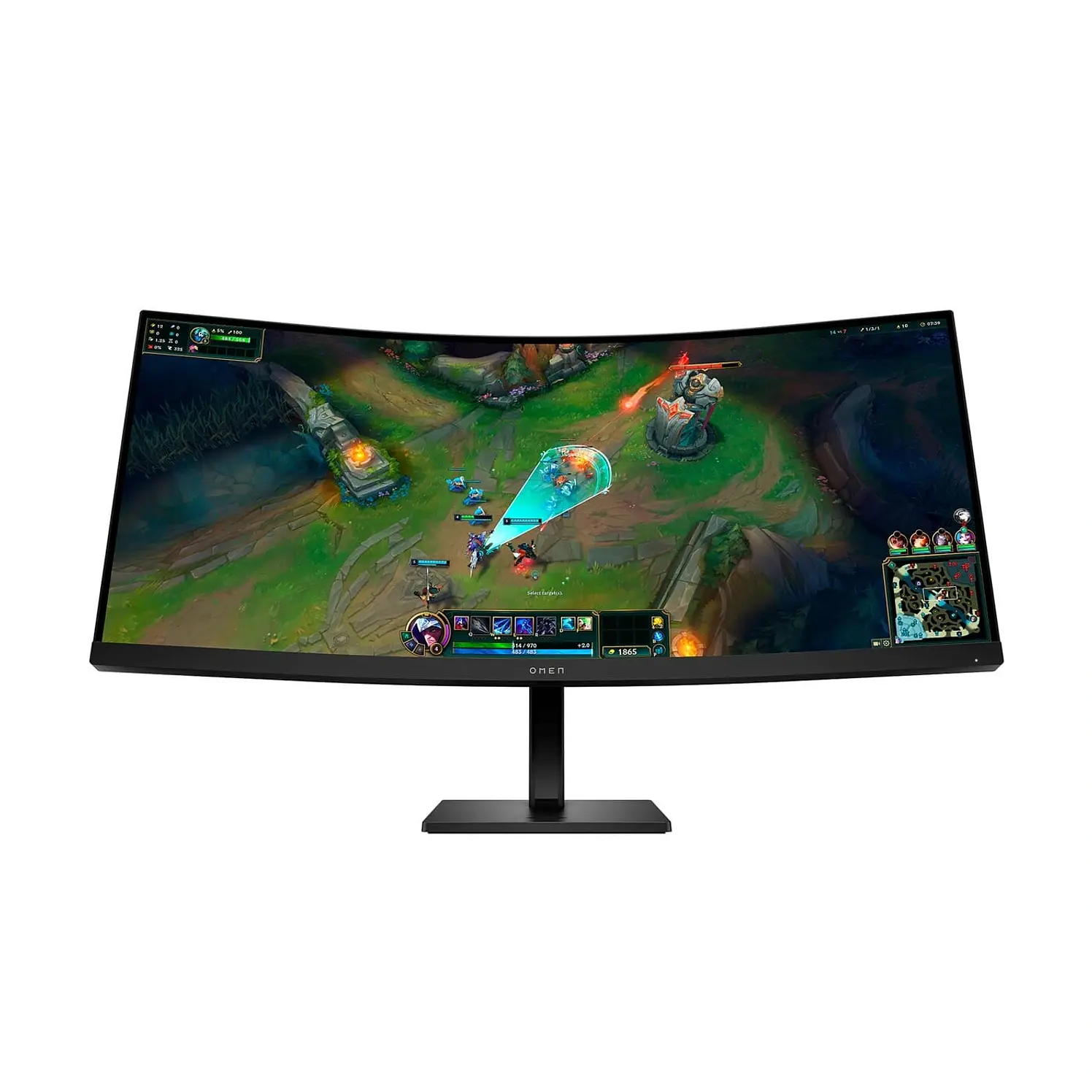 Monitor HP Omen Gamer 34 Pulg 34C Wqhd Curvo Negro