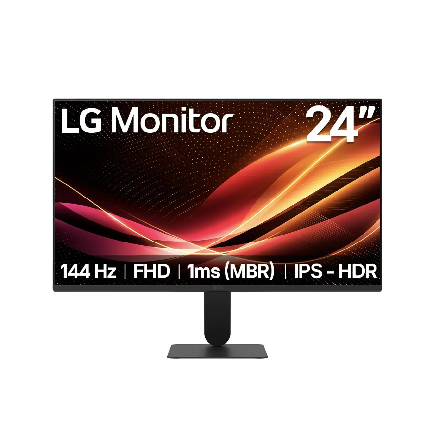 Monitor LG 24 Pulg FHD Plano Negro