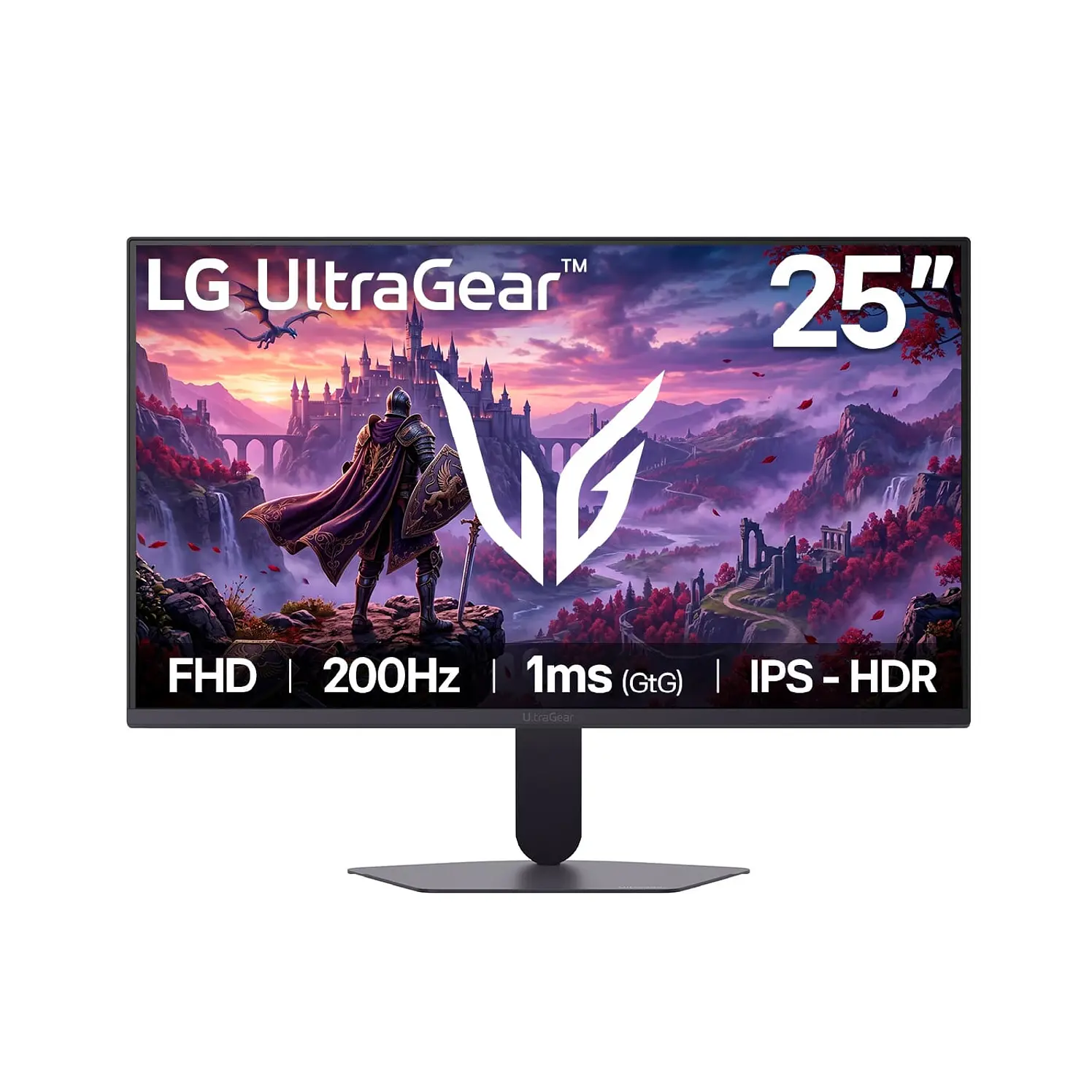 Monitor LG Gamer 25 Pulg FHD Plano Negro