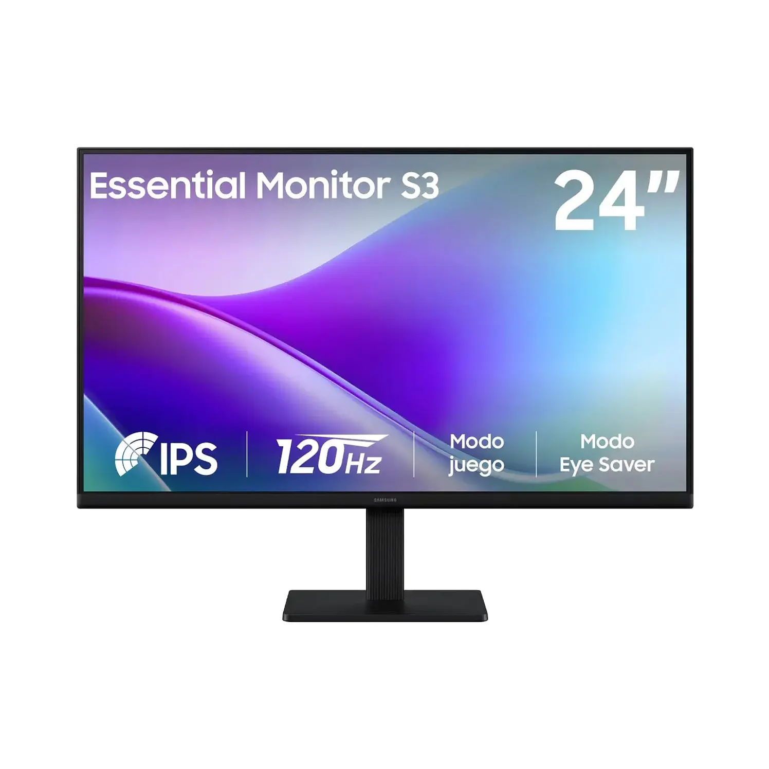 Monitor Samsung 24 Pulg F320 FHD Plano Negro