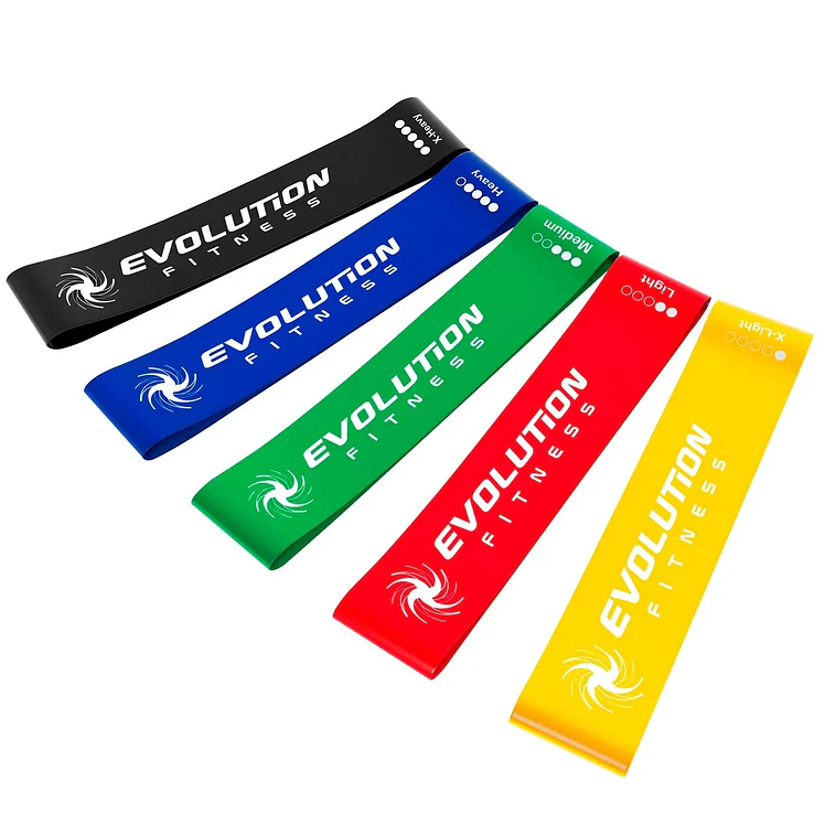 Mini Set De Bandas De Estiramiento Evolution X 5