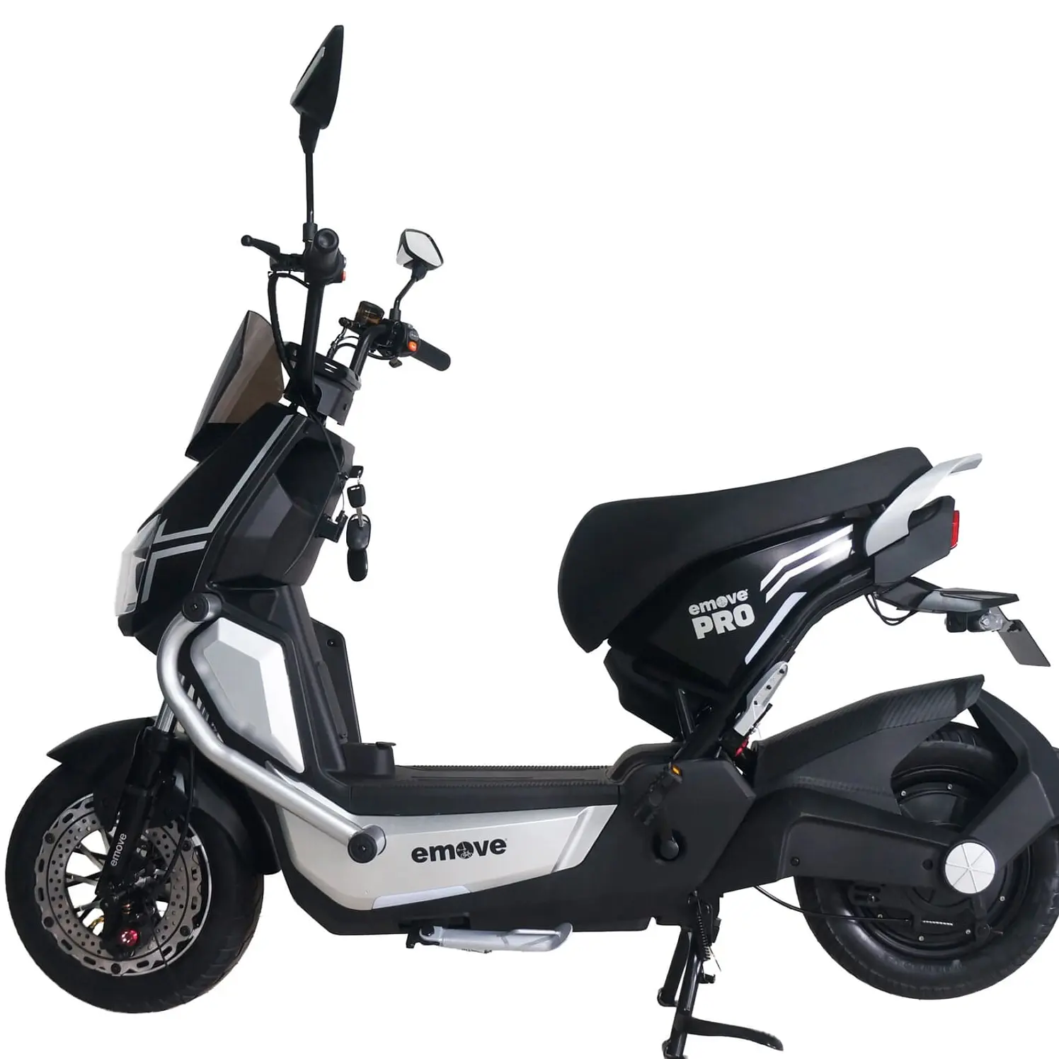 Moped Eléctrica Emove Pro Negro Con Batería Extraíble
