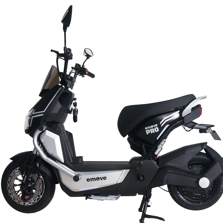 Moped Eléctrica Emove Pro Negro Con Batería Extraíble