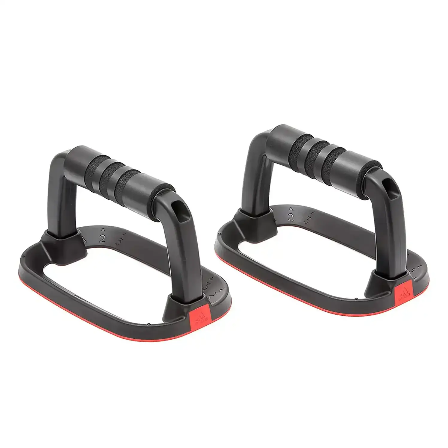 Soporte Flexión De Pecho Adidas Negro Rojo