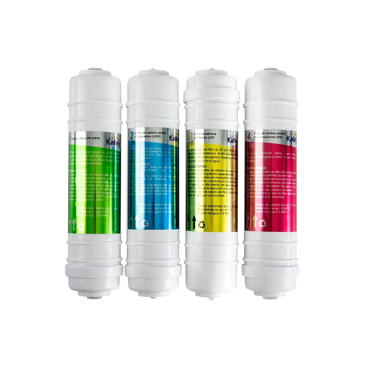 Set Kalley Filtros Dispensador X4