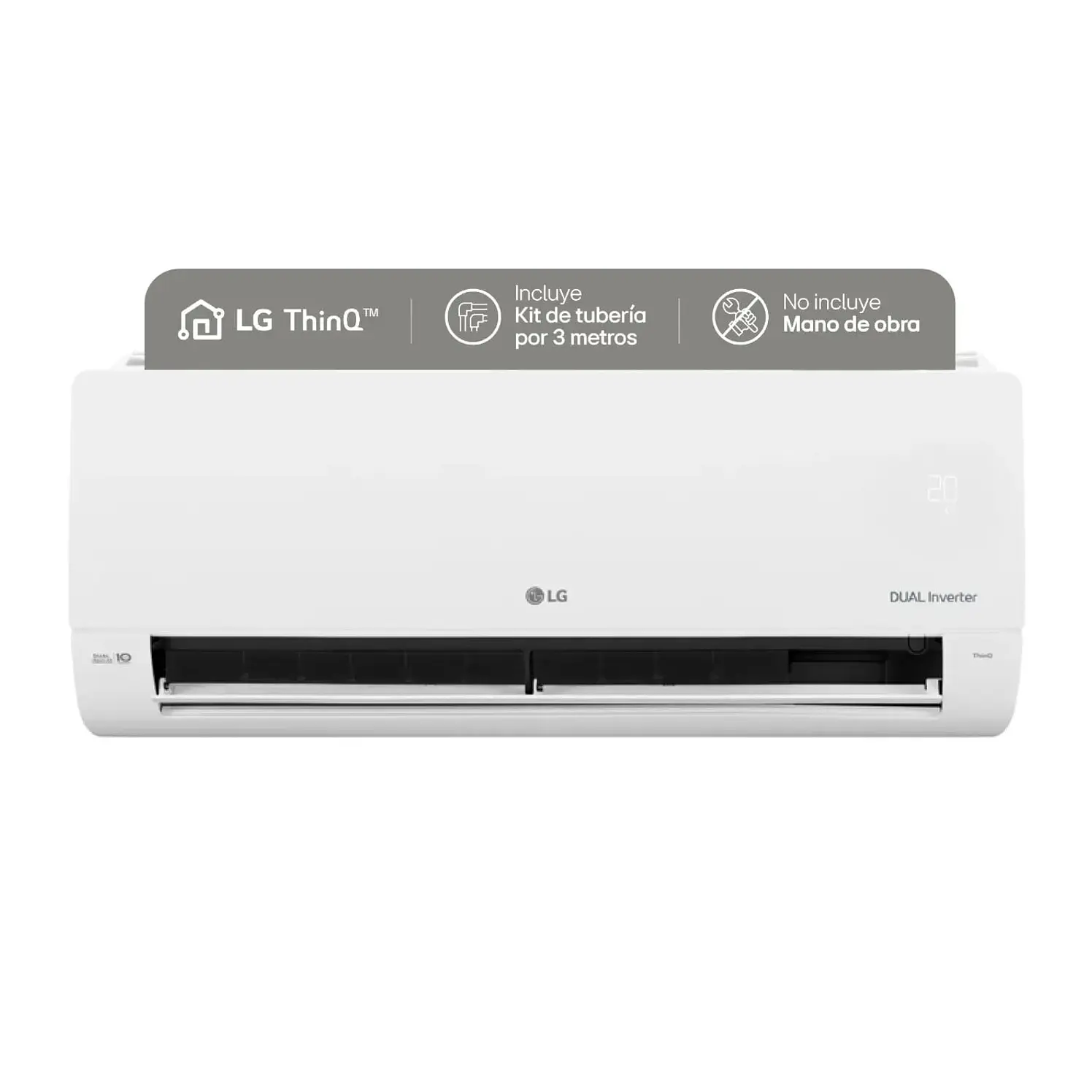 Aire LG Acondicionado 12.000 Btu Tipo Inverter 220V Blanco