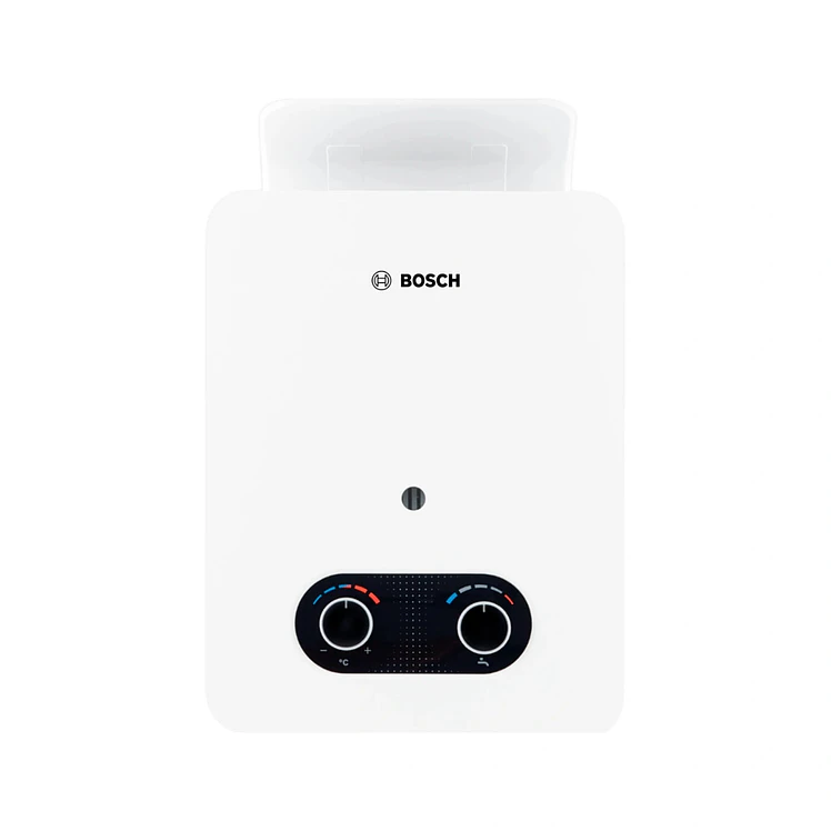 Calentador Bosch Paso 5.5 L Tiro Natural Gas Propano Blanco