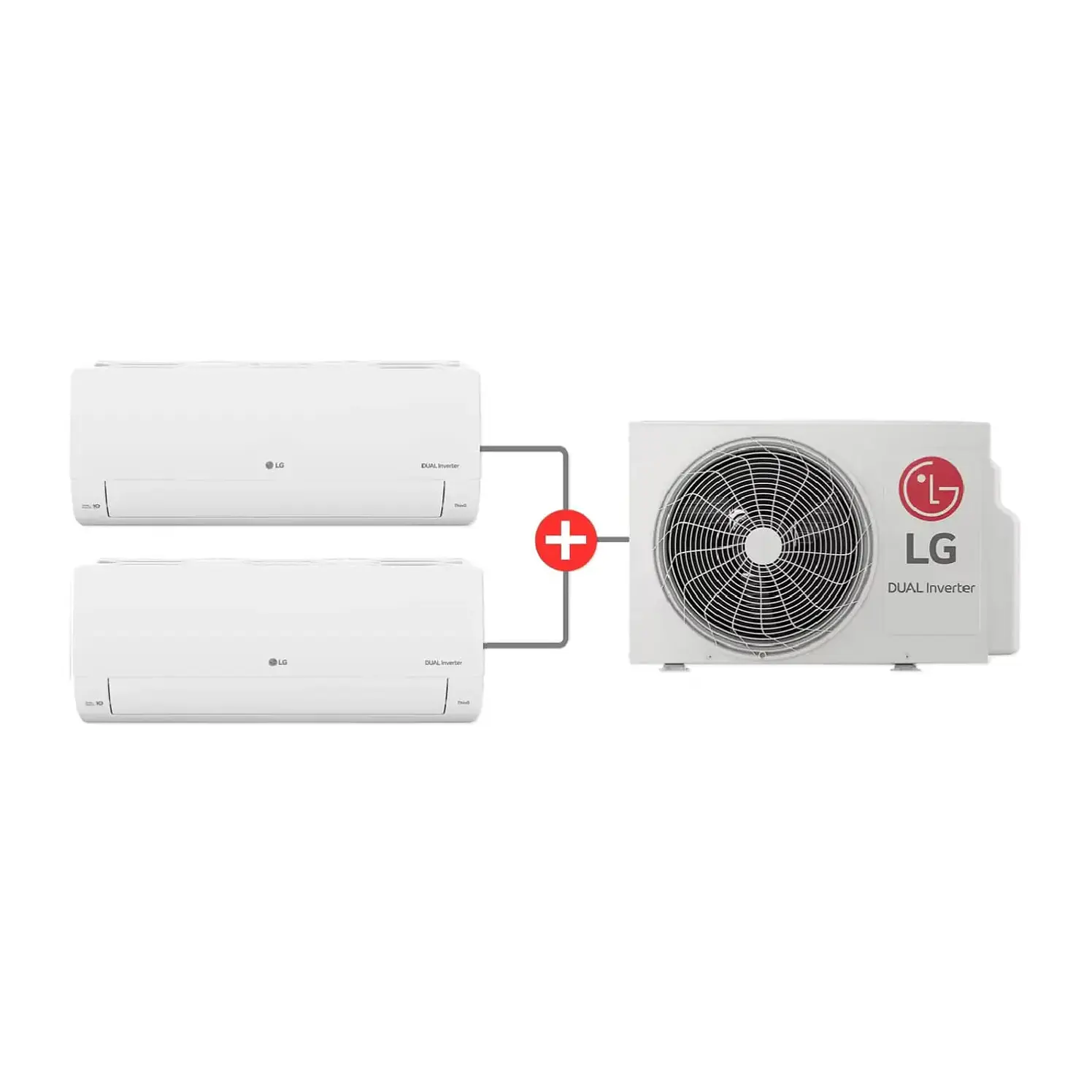 Aire LG Acondicionado 9.000Más9.000 Btu Inverter 220V Blanco