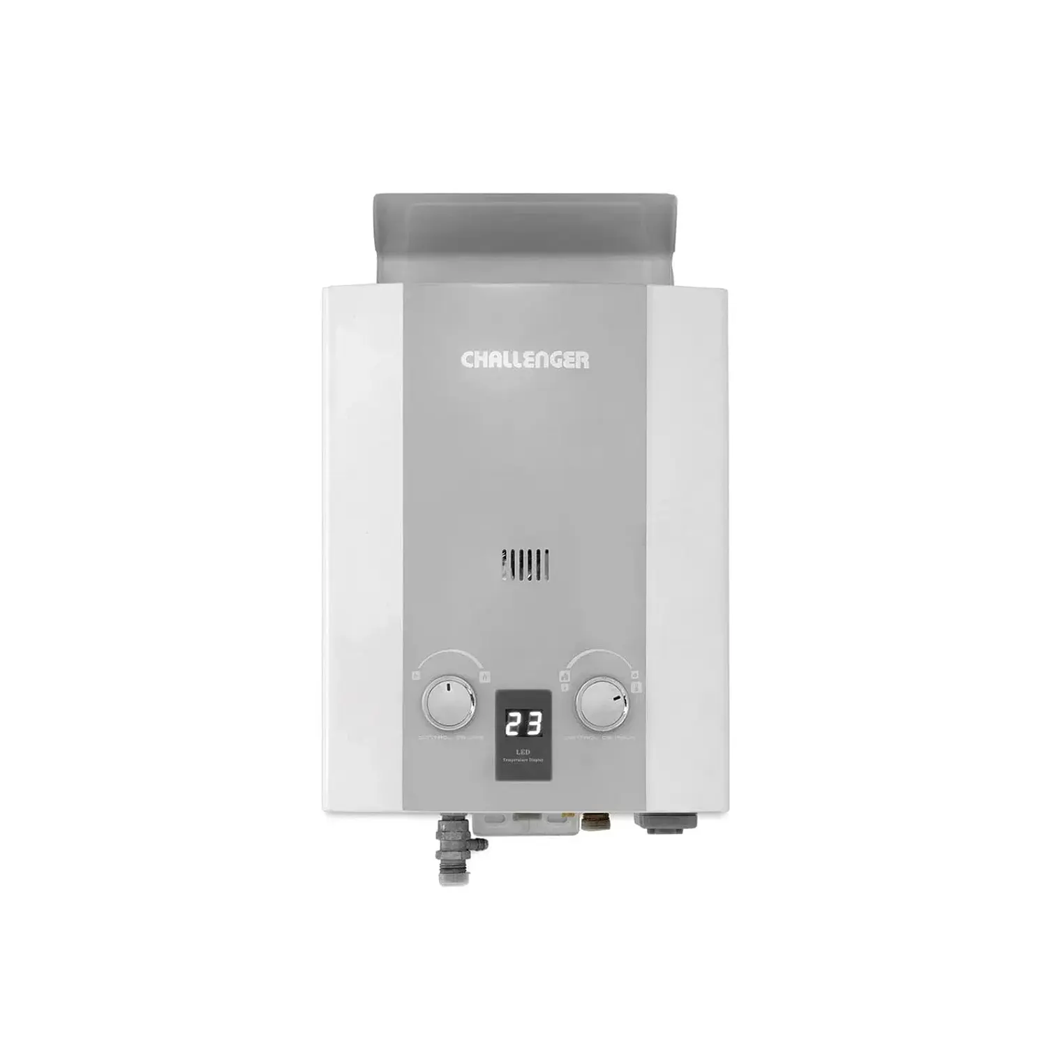 Calentador Challenger Paso 5.5 Natural Gas Natural Titanium