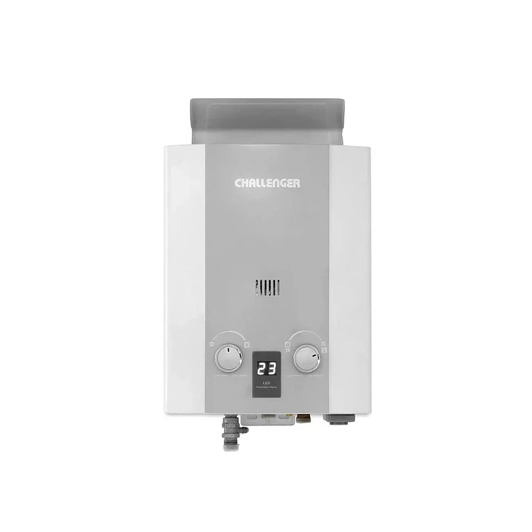 Calentador Challenger Paso 5.5 Natural Gas Natural Titanium