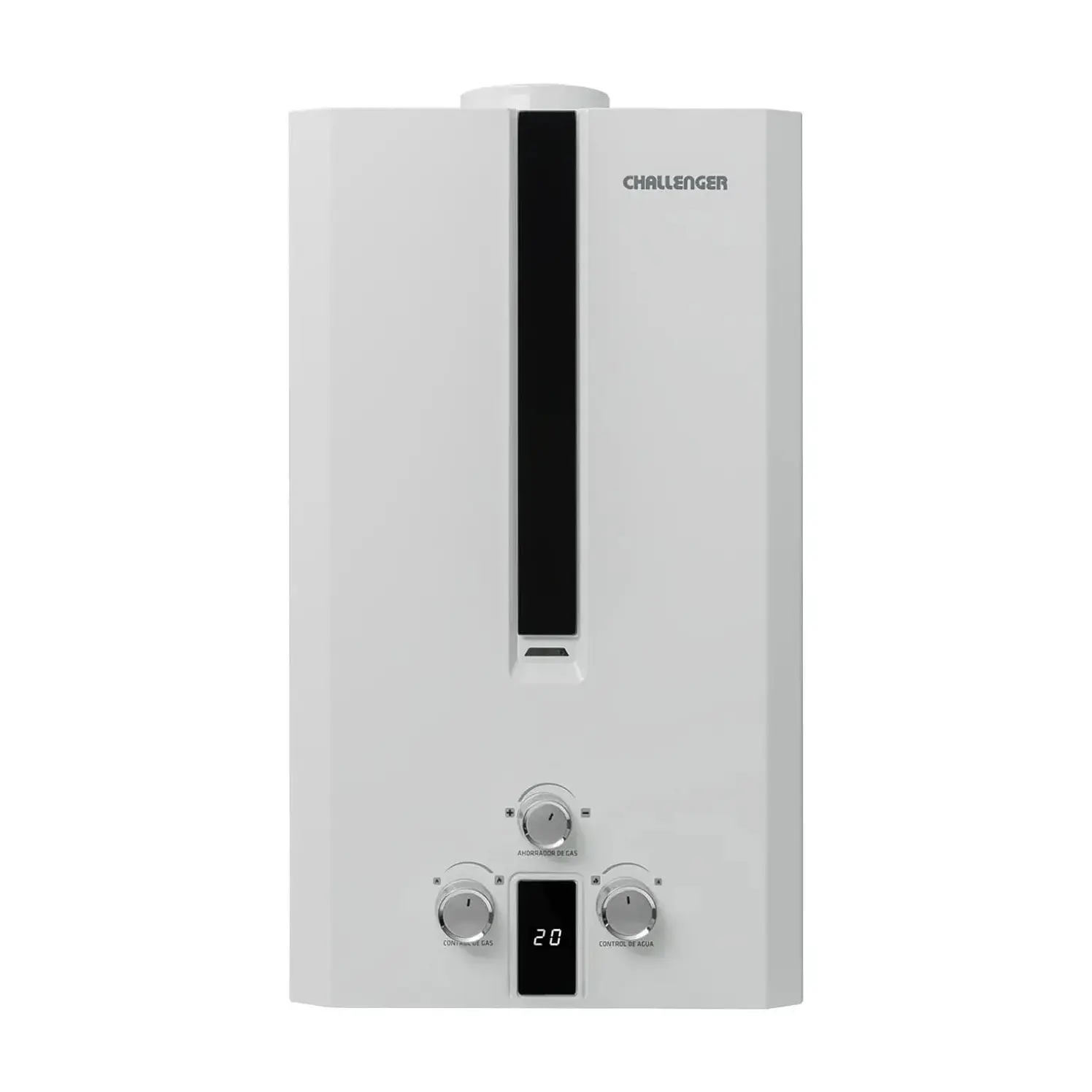 Calentador Challenger Paso 6 L Natural Gas Natural Blanco