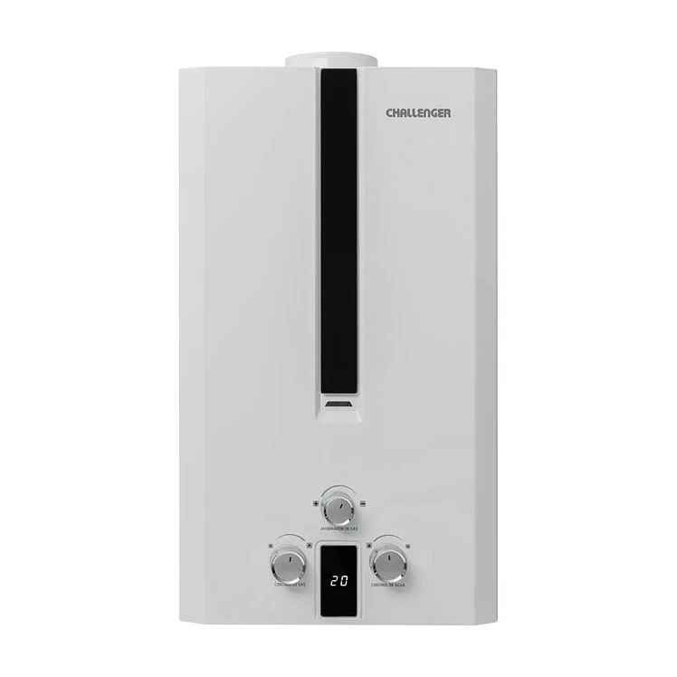 Calentador Challenger Paso 6 L Natural Gas Natural Blanco