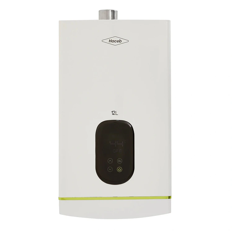 Calentador Haceb Paso 12 L Gas Natural Coral Blanco