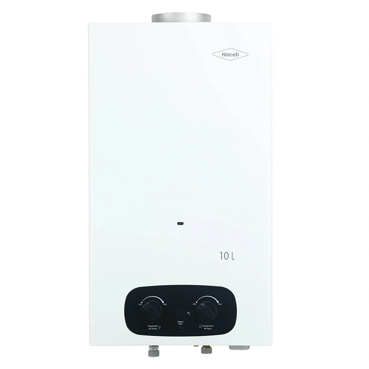 Calentador Haceb De Paso 10 L Tiro Natural Bambú Gas Natural