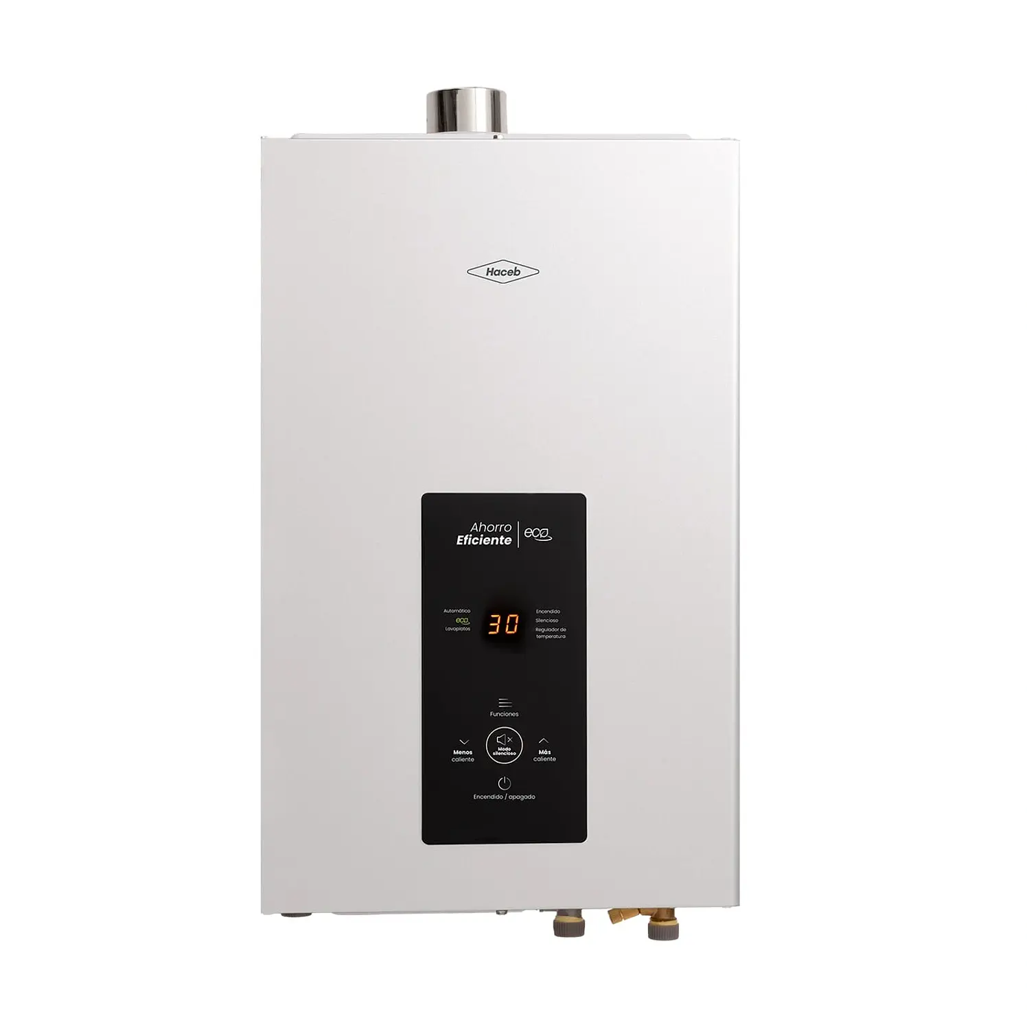 Calentador Haceb Paso 15 L Modulante Gas Natural Blanco
