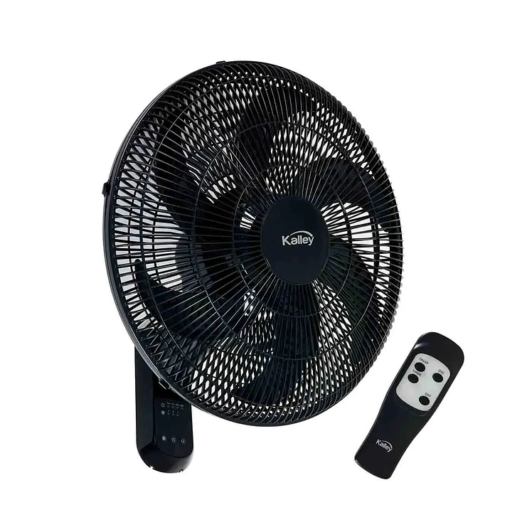 Ventilador Kalley De Pared 18 Pulg Negro