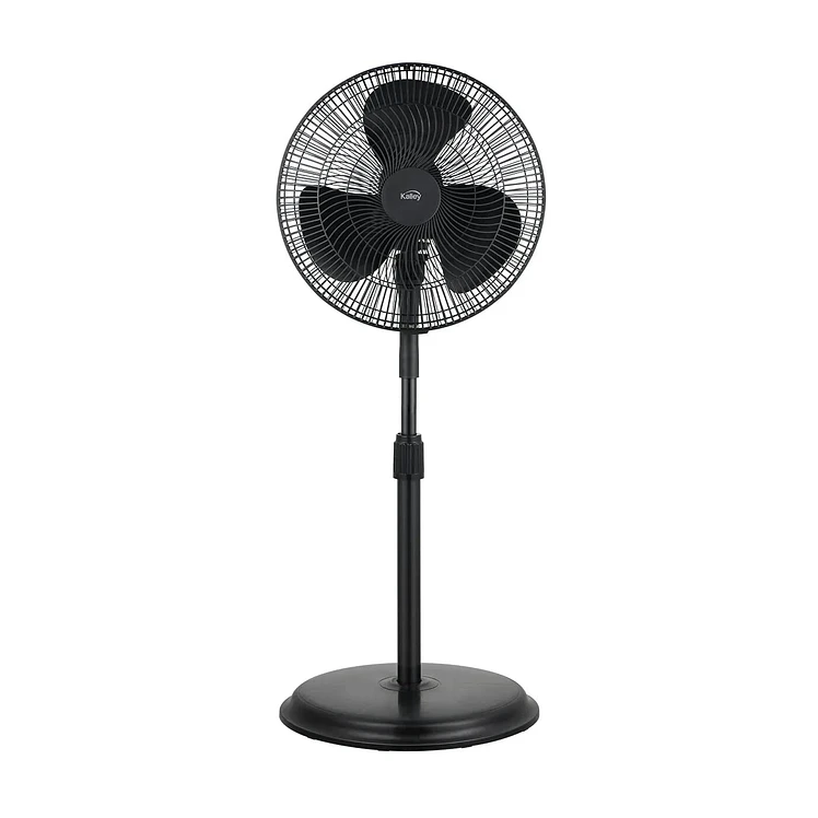 Ventilador Kalley De Piso 14 Pulg Negro