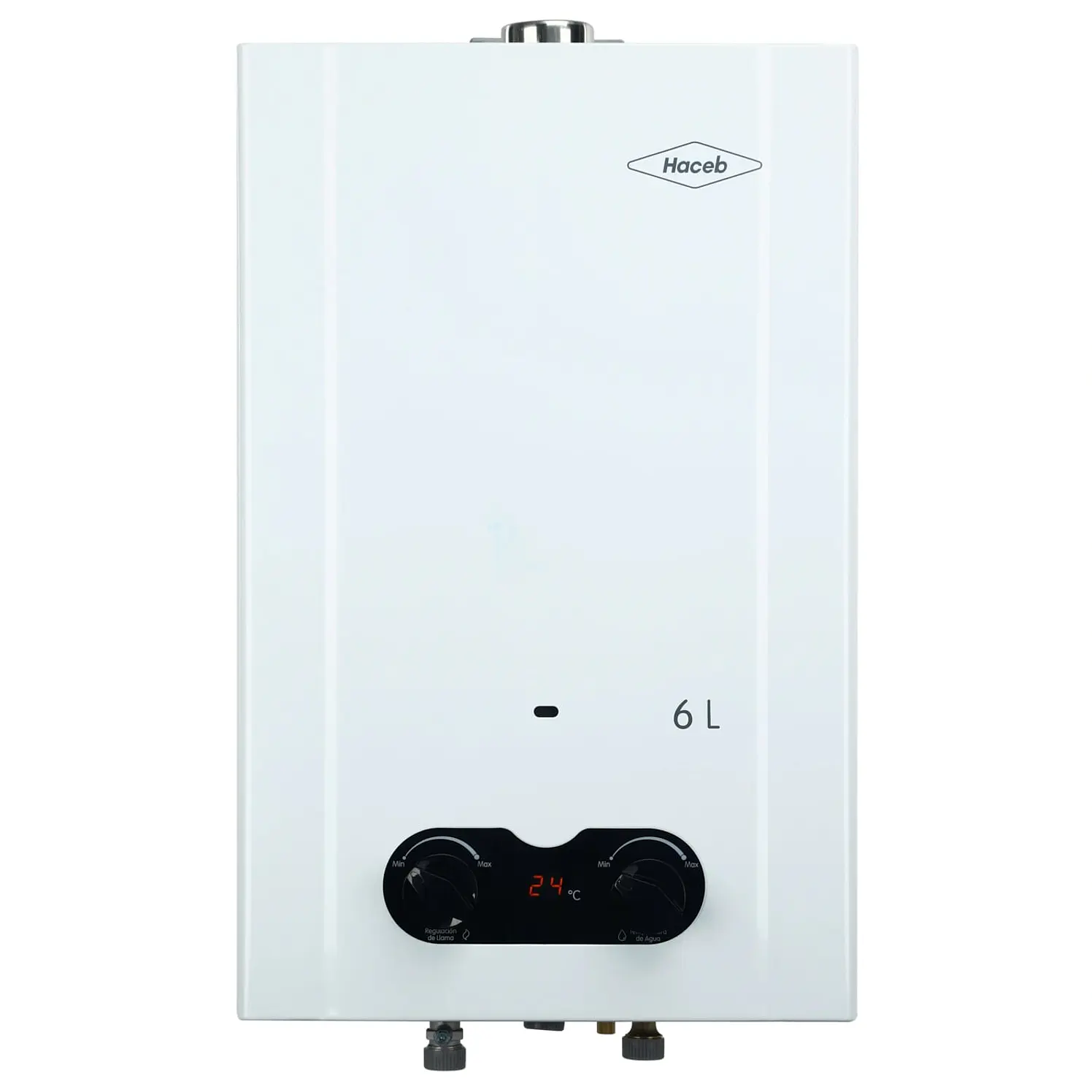 Calentador Haceb De Paso 6 L Tiro Forzado Bambú Gas Natural