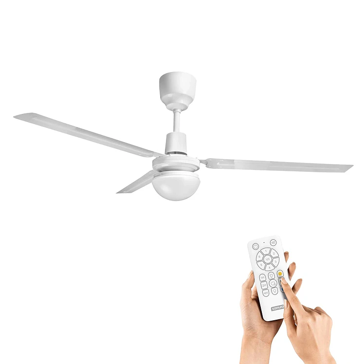 Ventilador Samurai Techo Ultimate Pro, LED, 3 Remoto Blanco