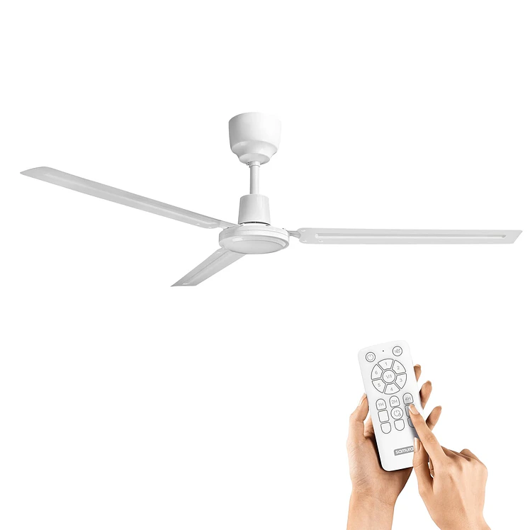 Ventilador Samurai Techo Ultimate Pro, 3 Remoto Blanco