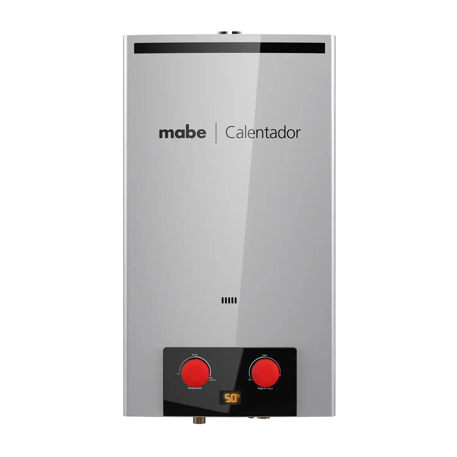 Calentador Mabe De Paso 10 L Tiro Natural Gris